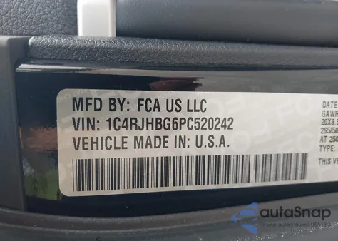 2023 Jeep Grand Cherokee Limited 4X4 из США, поврежденный, VIN 1C4RJHBG6PC520242